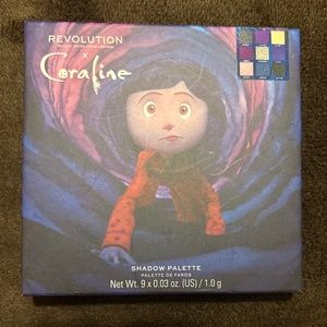 Coraline x Revolution The Secret Door eyeshadow palette